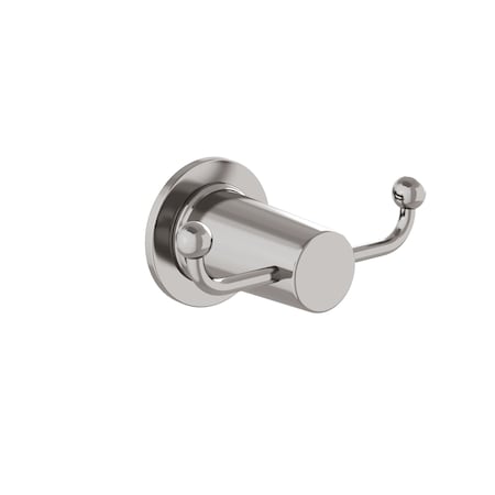 Newport Brass Double Robe Hook in Polished Nickel 42-13-15